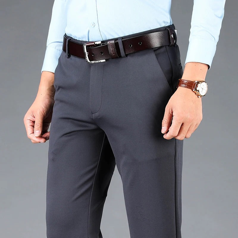 Pantalon droit ample pour homme