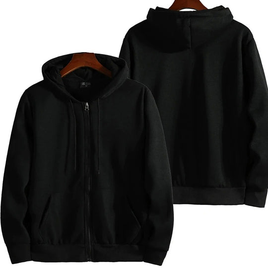 Hoodies décontractés à fermeture éclair pour hommes