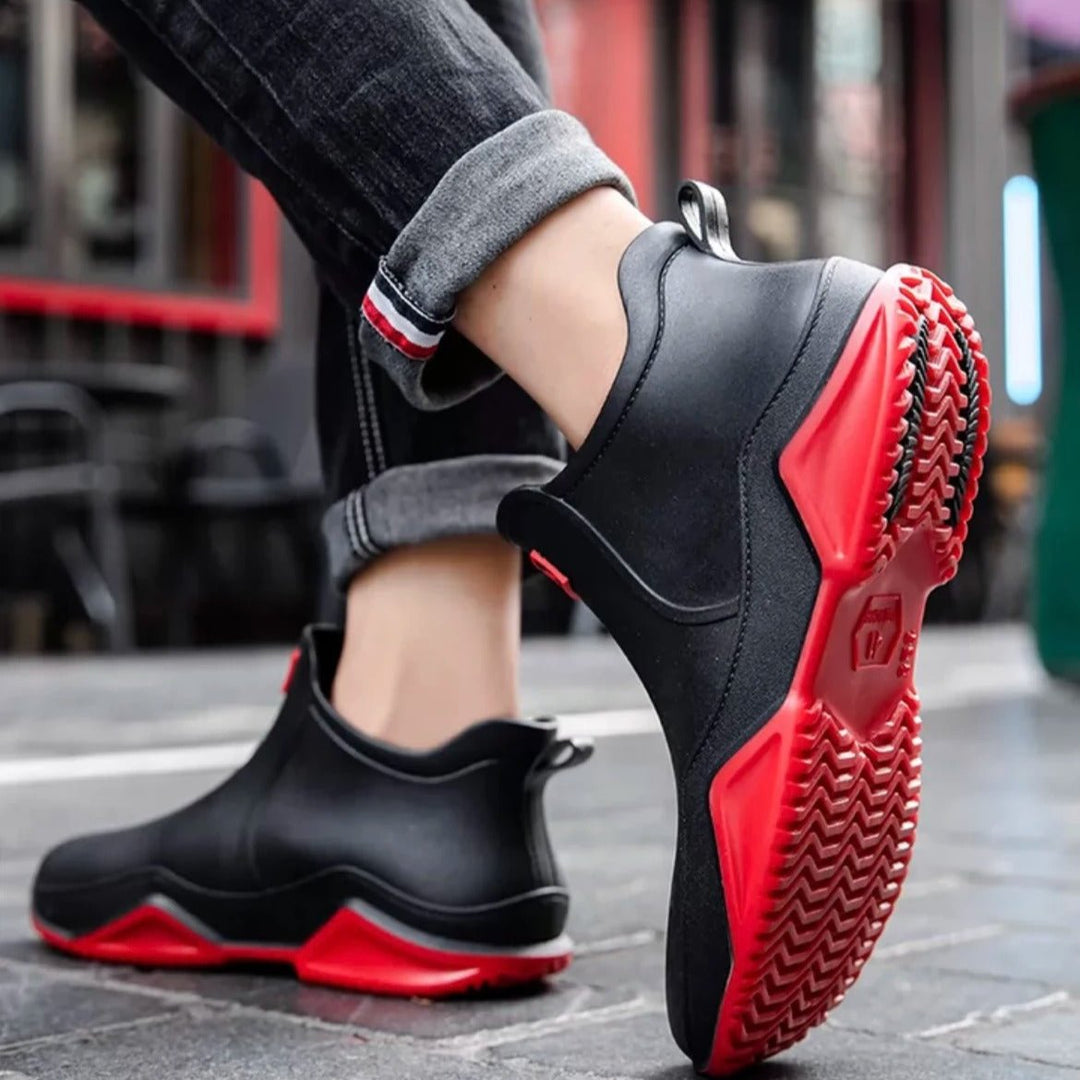 Bottines en caoutchouc antidérapantes imperméables