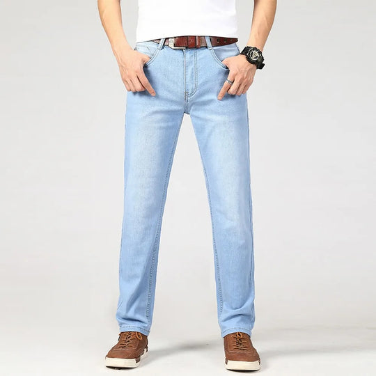 Jeans classiques en denim pour hommes