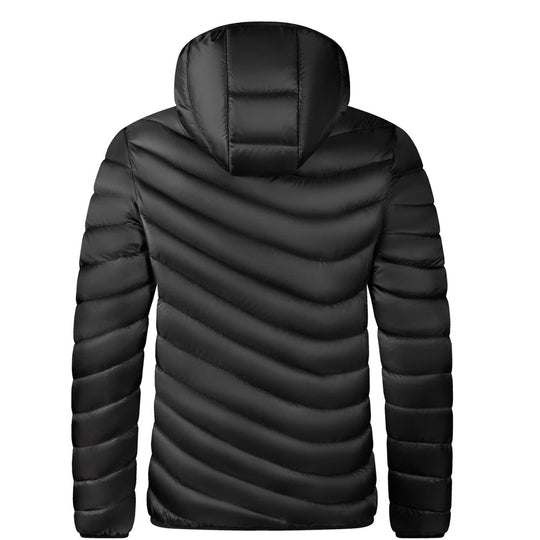 Veste à capuche coupe-vent pour hommes