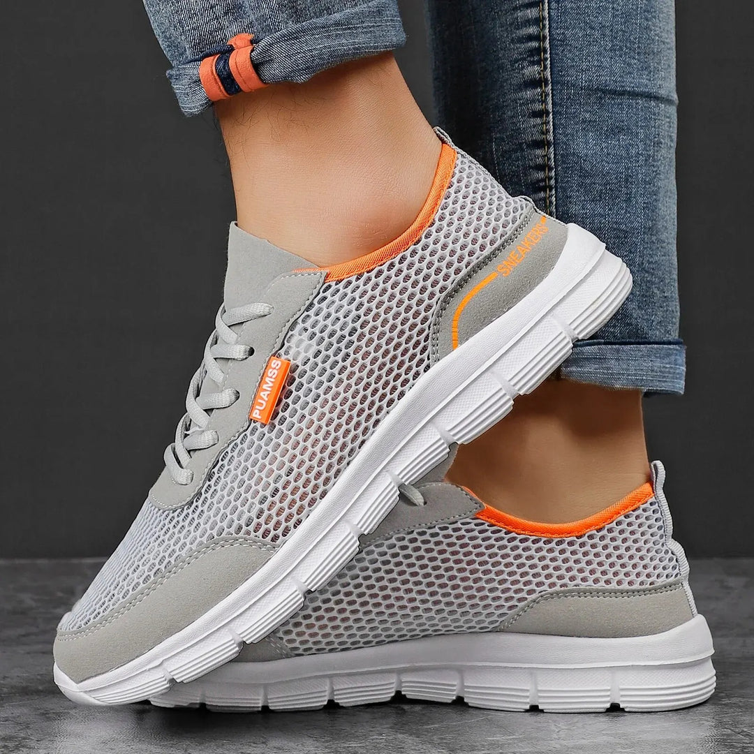 Baskets respirantes en maille pour hommes