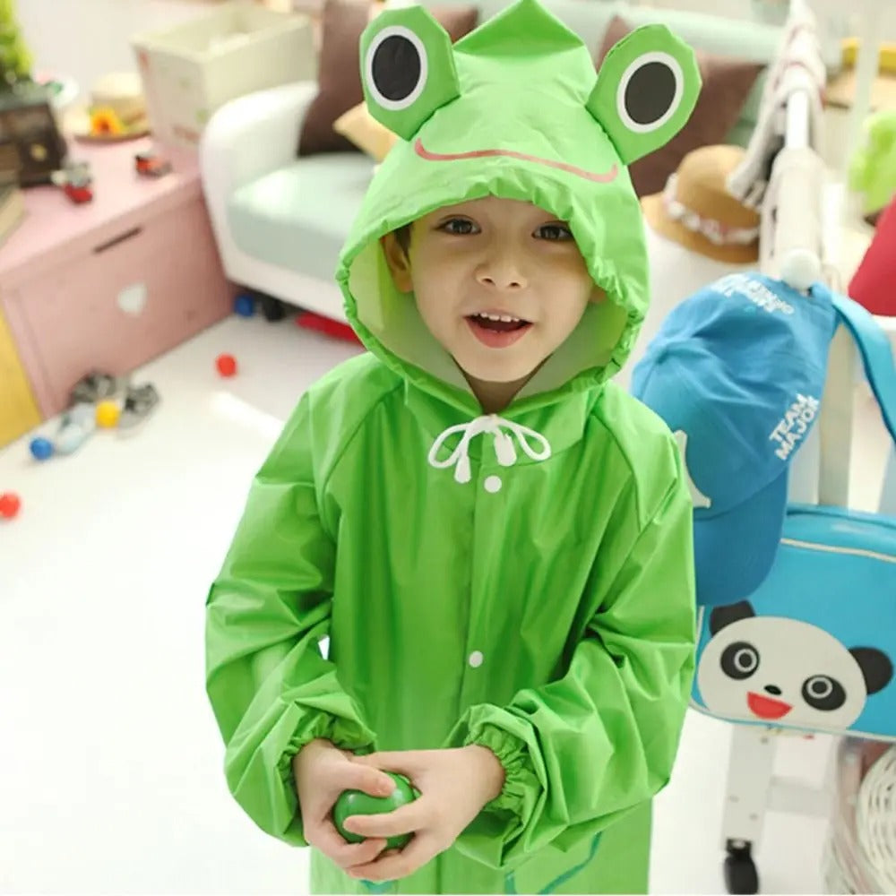 Manteau de pluie de dessin animé pour enfants