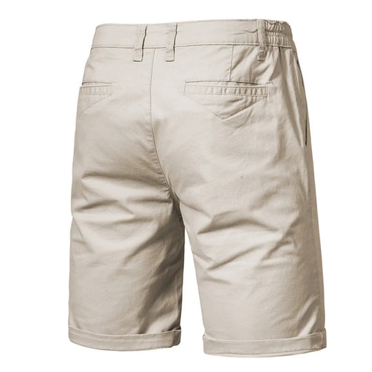 Short décontracté 100 % coton pour homme