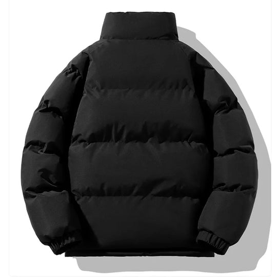 Veste à col montant en polaire épaisse pour hommes
