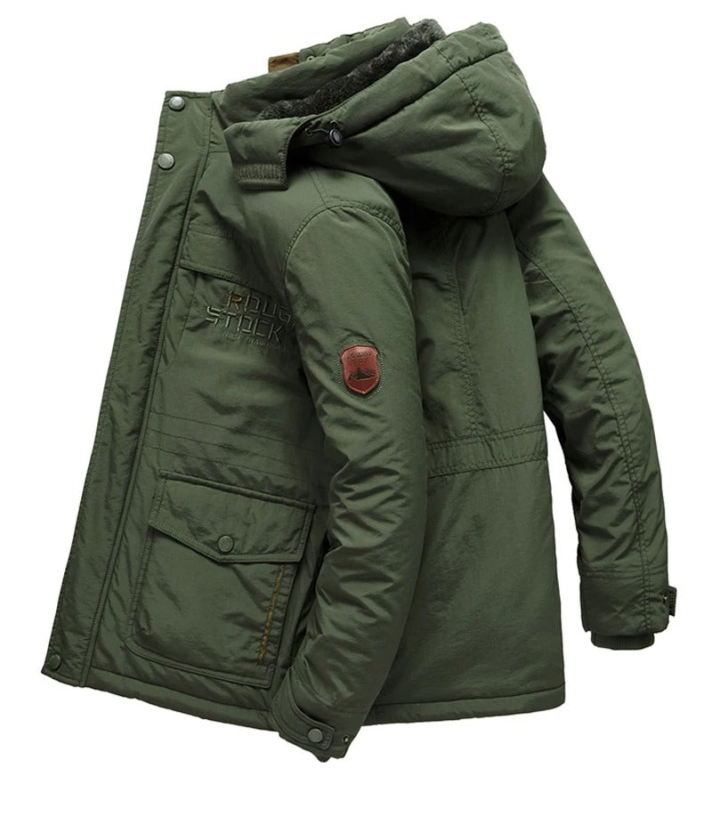 Veste multi-poches grande taille pour hommes