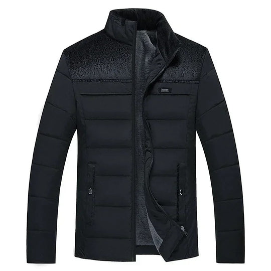Parka épaisse en peluche d'hiver pour hommes