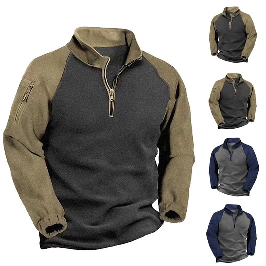 Veste tactique à fermeture éclair pour hommes