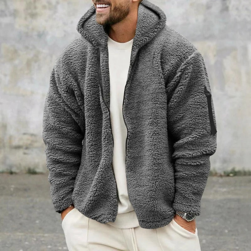 Veste polaire double face pour hommes