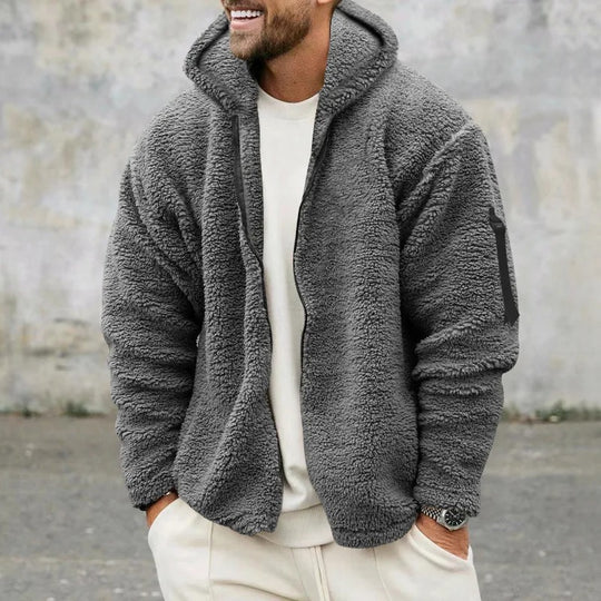Veste polaire double face pour hommes