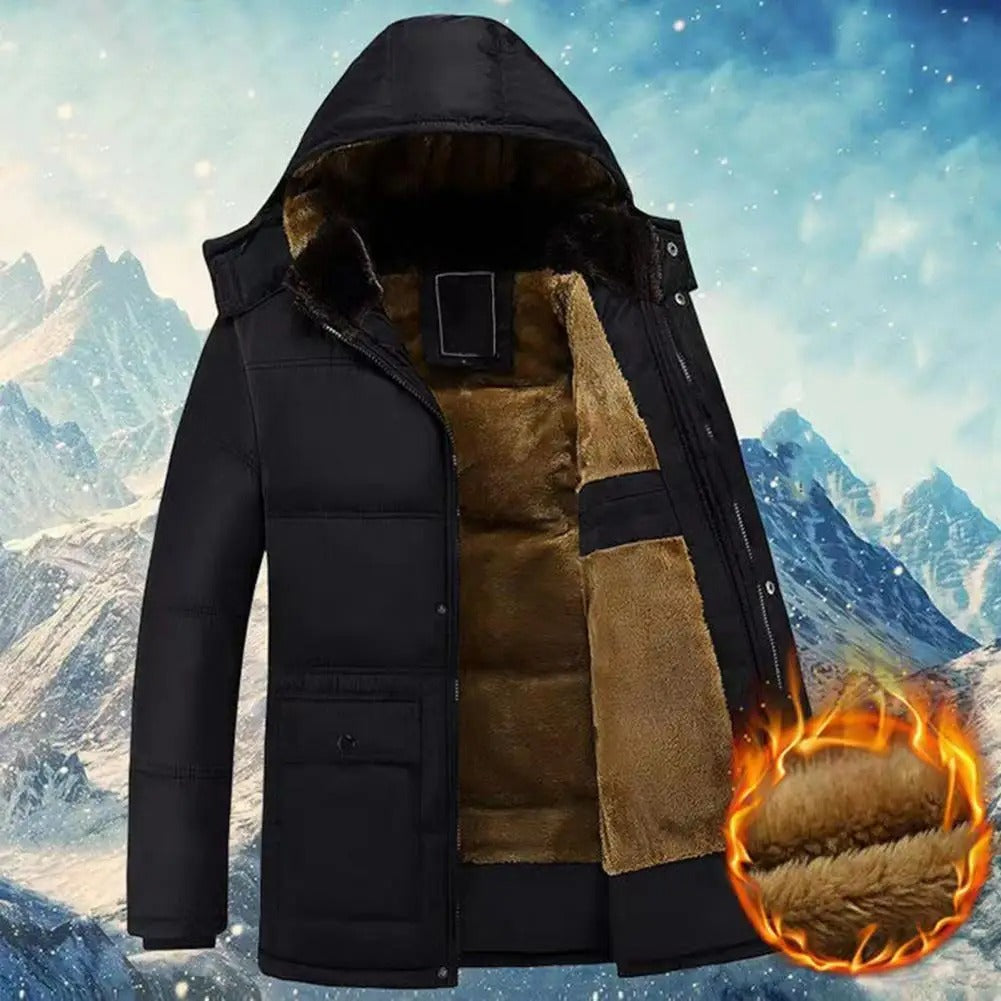 Veste coupe-vent à capuche pour hommes