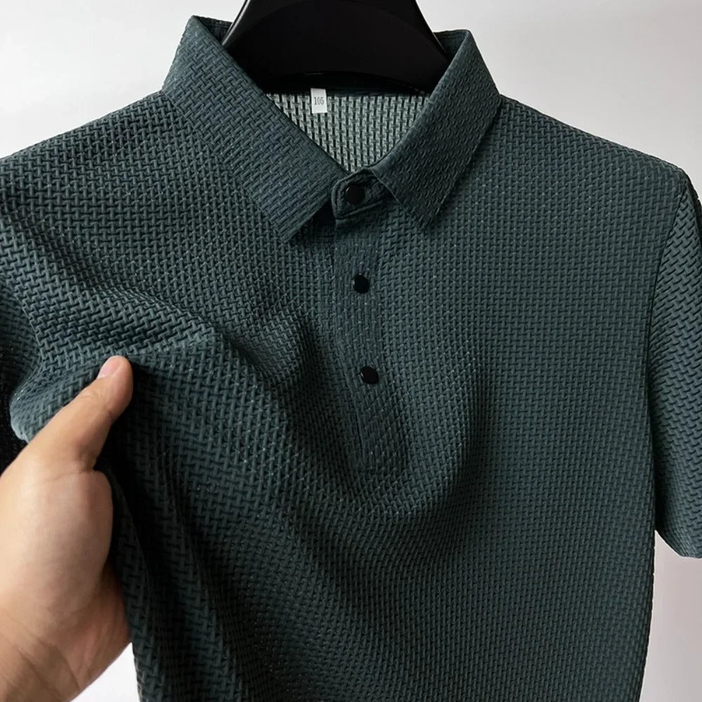 Polo creux à enfiler pour homme