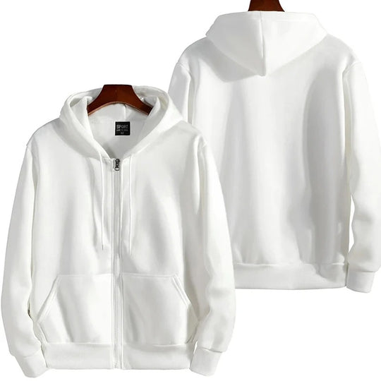 Hoodies décontractés à fermeture éclair pour hommes