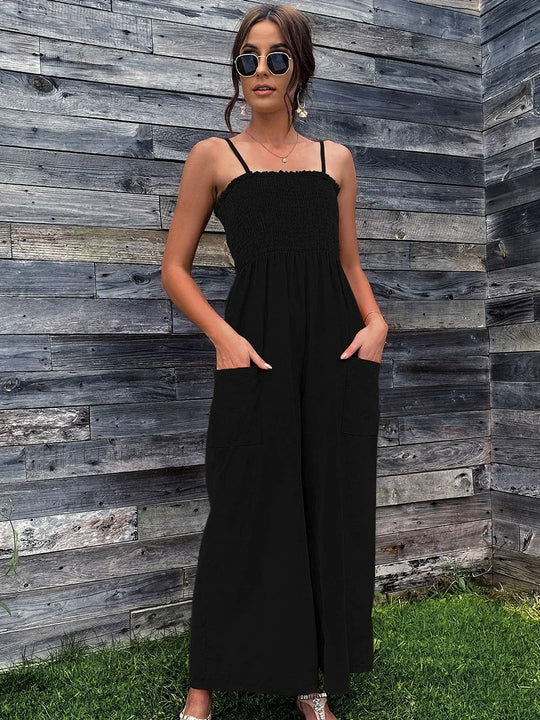 Robe Vintage à bretelles spaghetti pour femmes