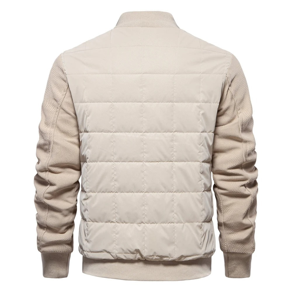 Veste épaisse doublée en polaire pour hommes