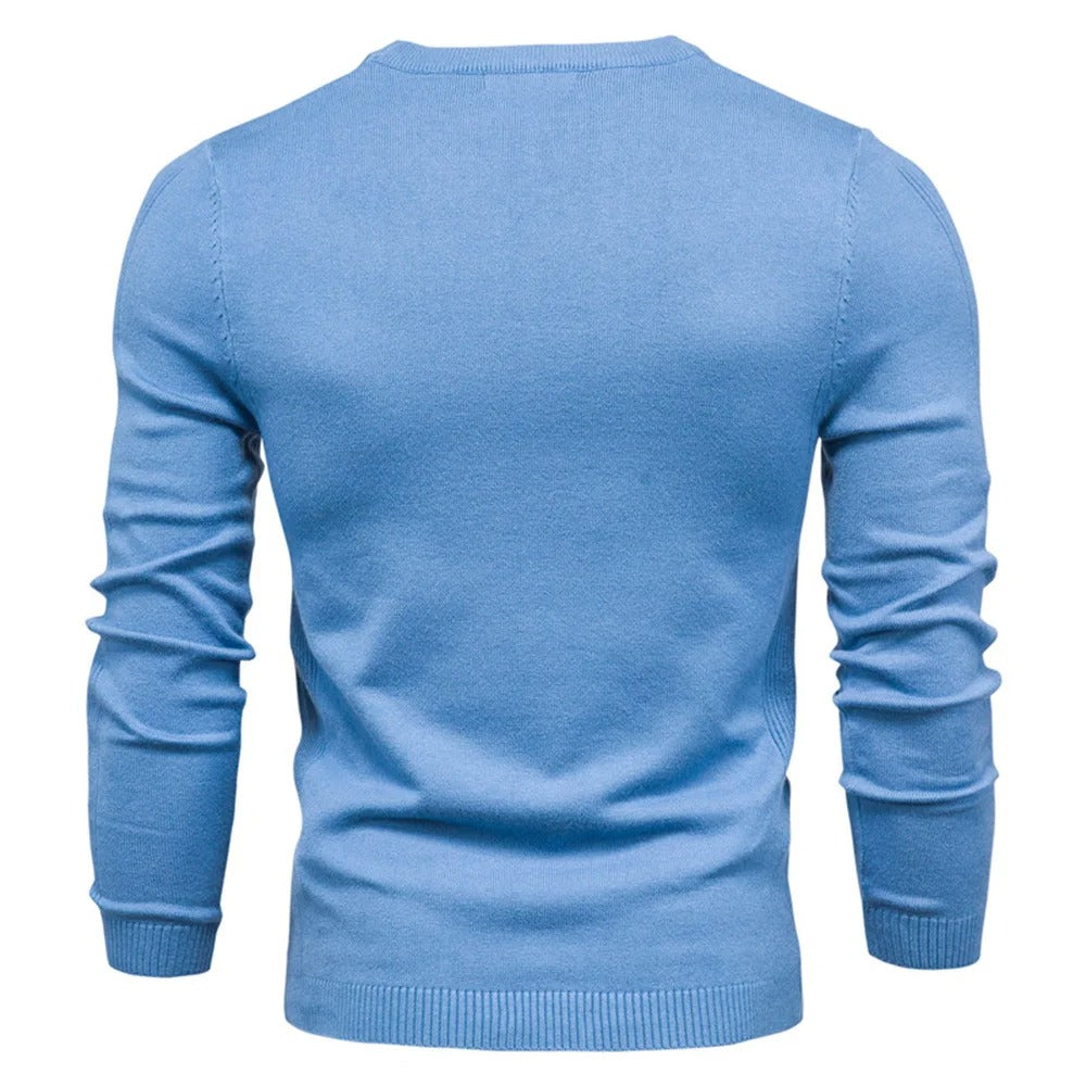 Pull épais coupe slim pour hommes