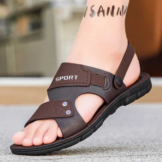 Sandales à enfiler pour homme pour l'été
