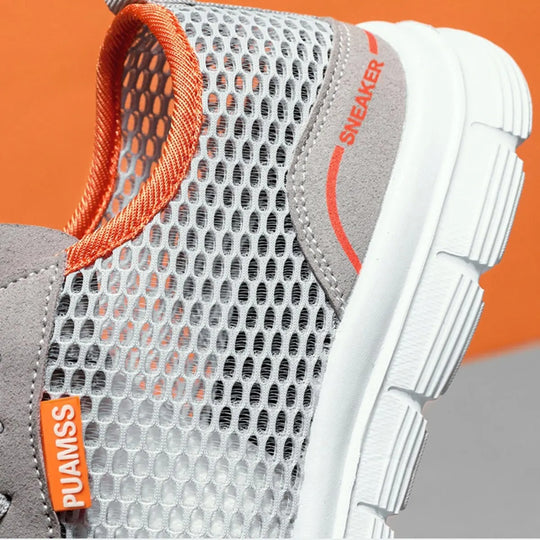 Baskets respirantes en maille pour hommes