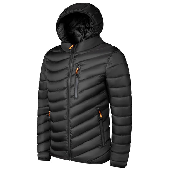 Veste à capuche coupe-vent pour hommes