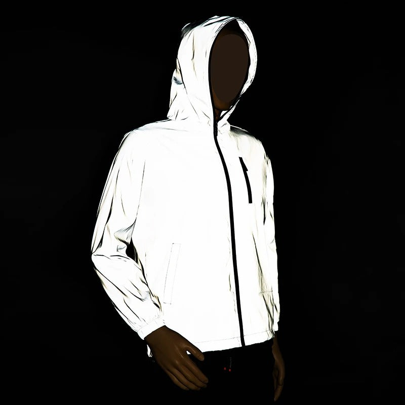 Veste coupe-vent réfléchissante