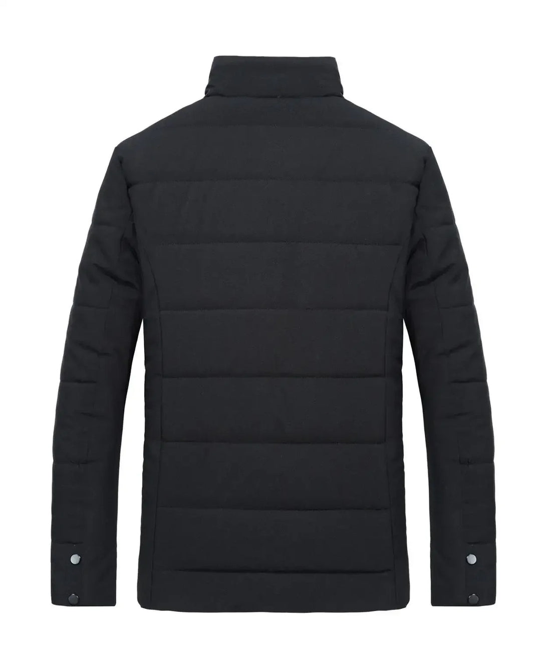 Veste coupe-vent à col en fourrure pour hommes
