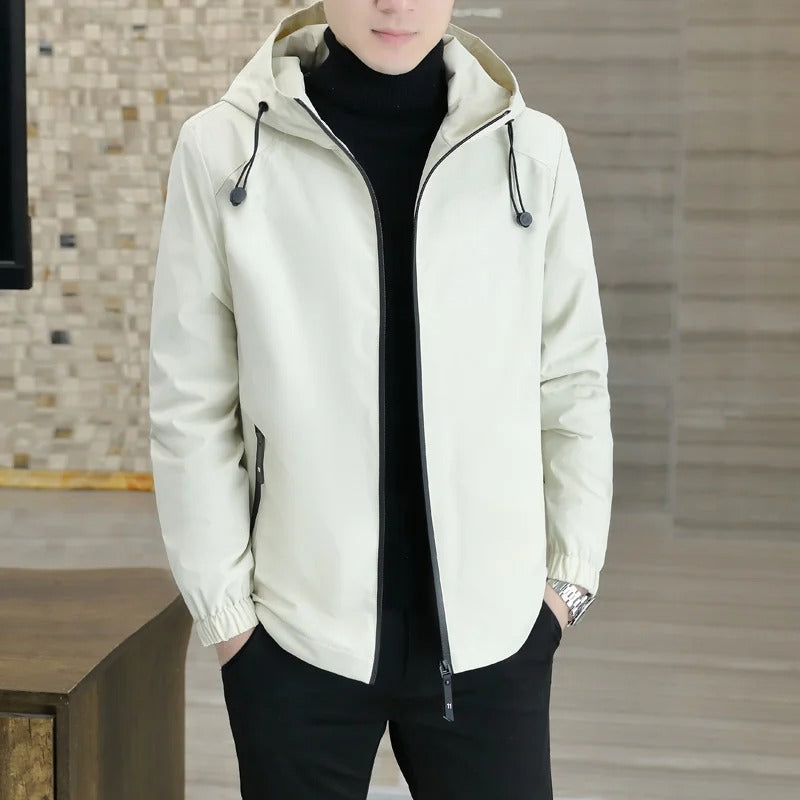 Veste coupe-vent en polaire thermique pour hommes