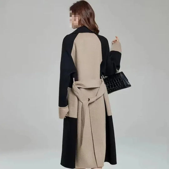 Manteau en laine cachemire double face