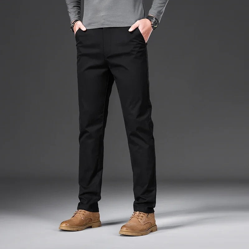 Pantalon slim en coton pour hommes