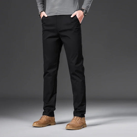 Pantalon slim en coton pour hommes