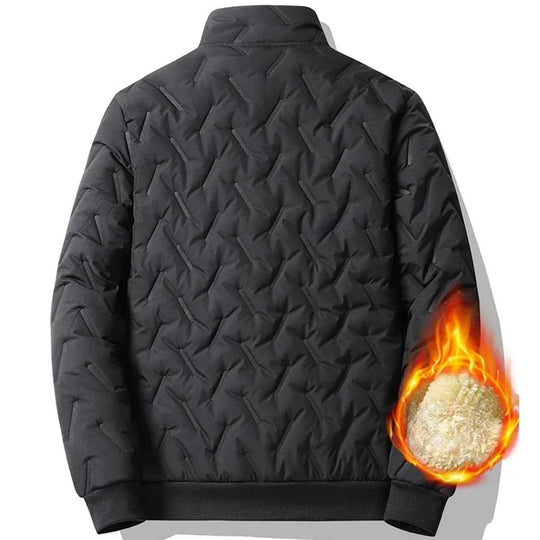 Veste en laine d'agneau épaissie pour hommes