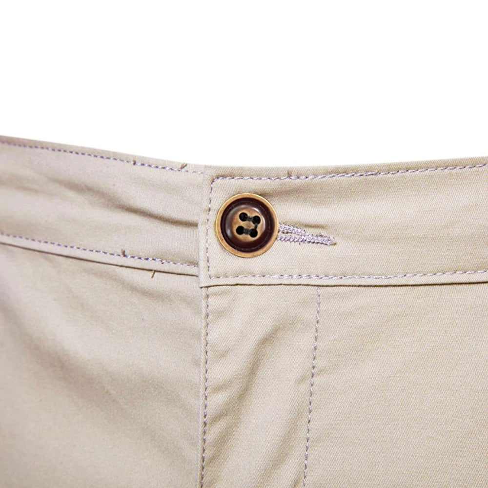 Short décontracté 100 % coton pour homme