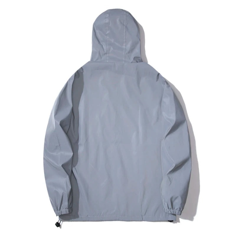 Veste coupe-vent réfléchissante