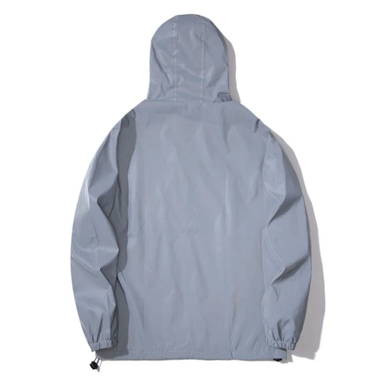 Veste coupe-vent réfléchissante