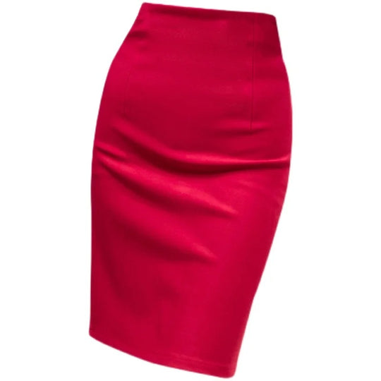 Jupe crayon de bureau pour femme