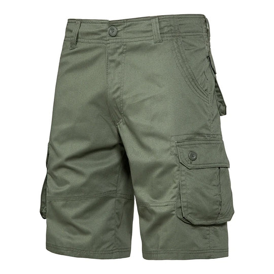 Short cargo d'été en coton pour homme