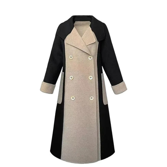 Manteau en laine cachemire double face