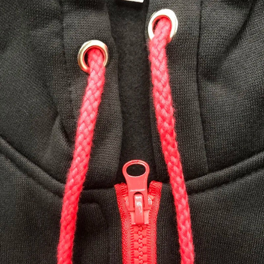 Pull à capuche avec fermeture à glissière pour hommes