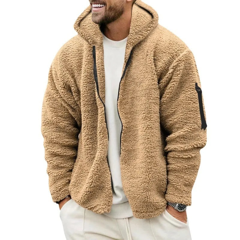 Veste polaire double face pour hommes