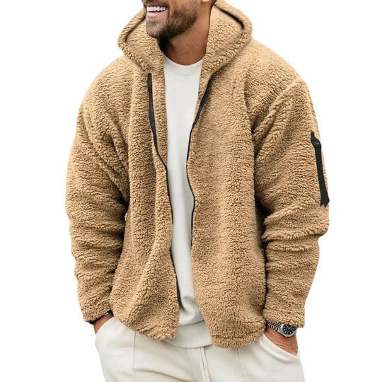 Veste polaire double face pour hommes