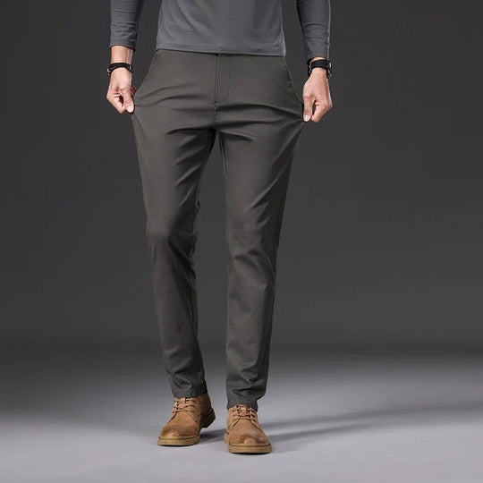 Pantalon slim en coton pour hommes