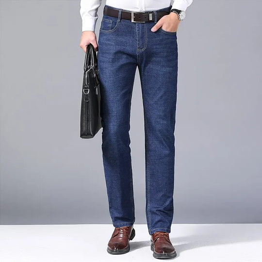 Jeans classiques en denim pour hommes