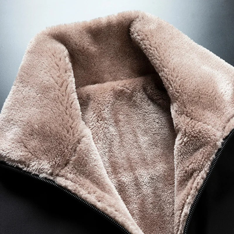 Veste polaire épaisse coupe-vent pour hommes