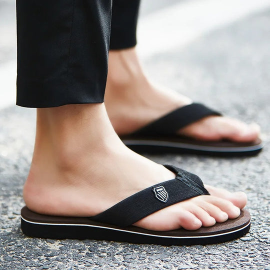 Tongs de plage antidérapantes pour hommes