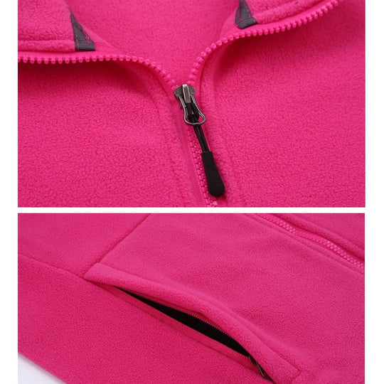 Veste de randonnée polaire thermique pour femmes