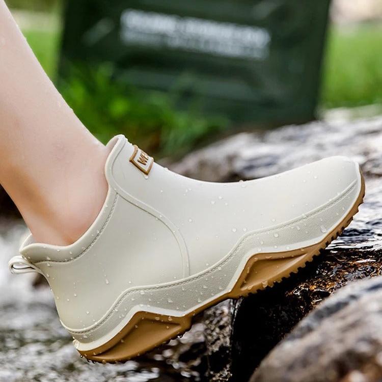 Bottines en caoutchouc antidérapantes imperméables