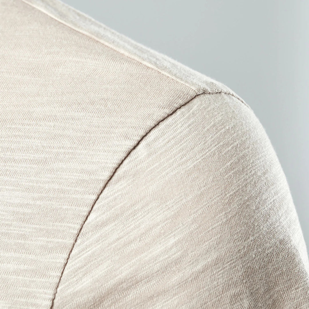 T-shirt Henley d'été pour homme