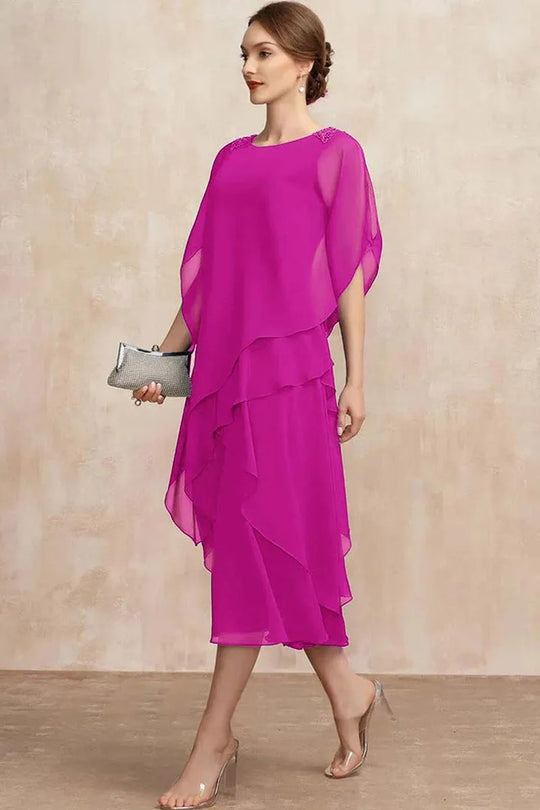 Robe en superposée grande taille pour femme