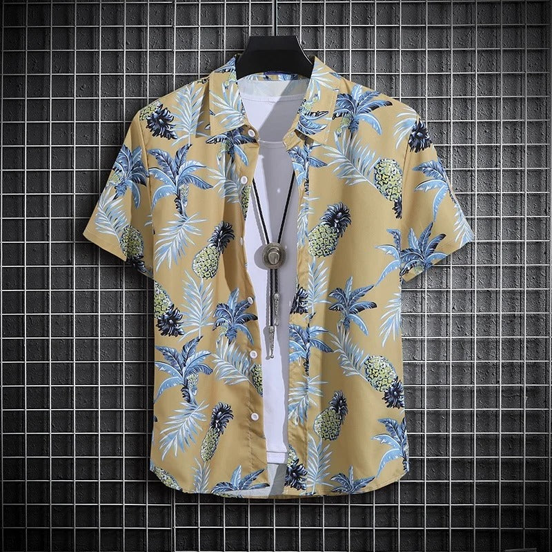 Chemise d'été imprimée pour homme
