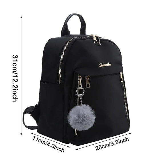 Sac à dos de voyage en cuir PU pour femme