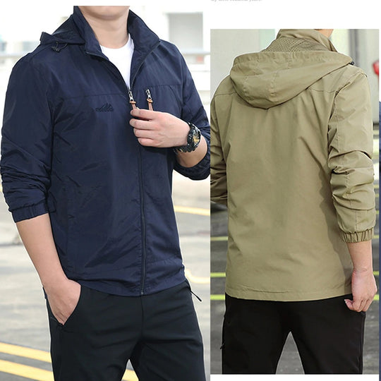 Veste tactique coupe-vent pour hommes